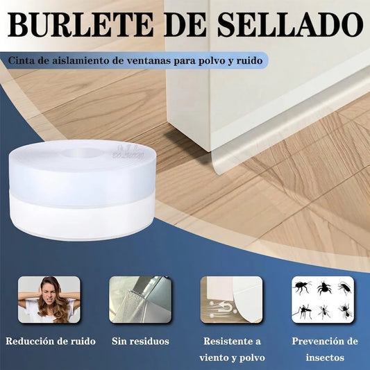 Burlete Adhesivo Aislante Puertas Ventanas
