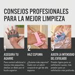 DermaClean - Esponja corporal antimicrobiana de silicona