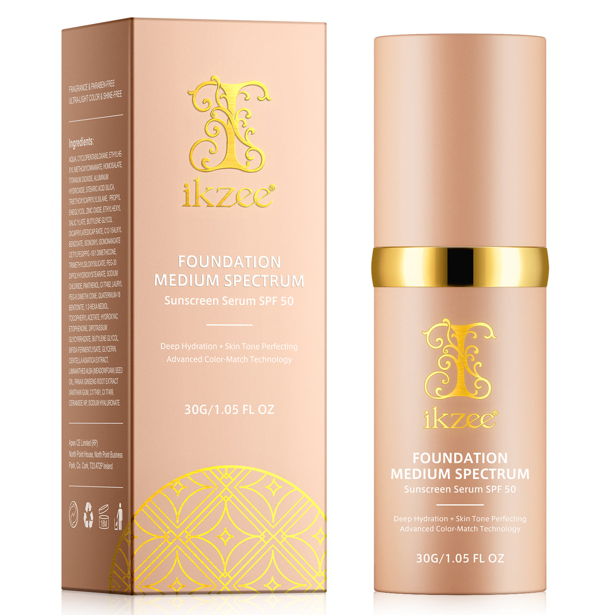 Base de maquillaje 4 en 1 Ikzee